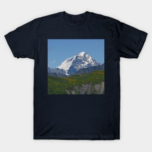 Snowy Mountain Peak Alpine Landscape T-Shirt